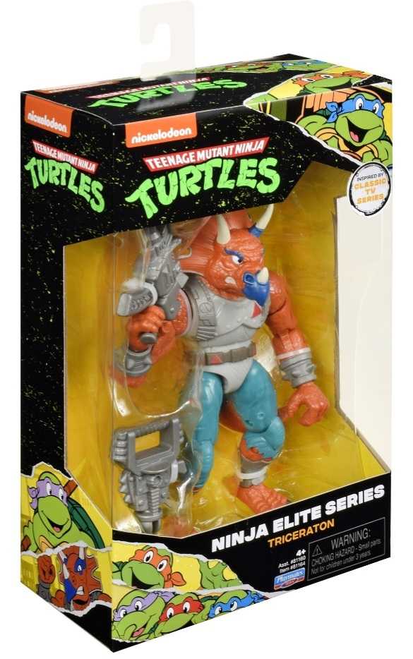 Triceraton - Playmates - Ninja Elite (Nickelodean Teenage Mutant Ninja Turtles) action figure collectible [Barcode 043377811640] - Main Image 3