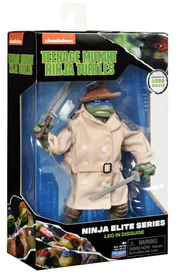 Playmates Teenage Mutant Ninja Turtles Ninja Elite Series: Leo In Disguise  - Playmates (TMNT Ninja Elite Series (1990 Movie)) action figure collectible [Barcode 043377811619] - Main Image 3