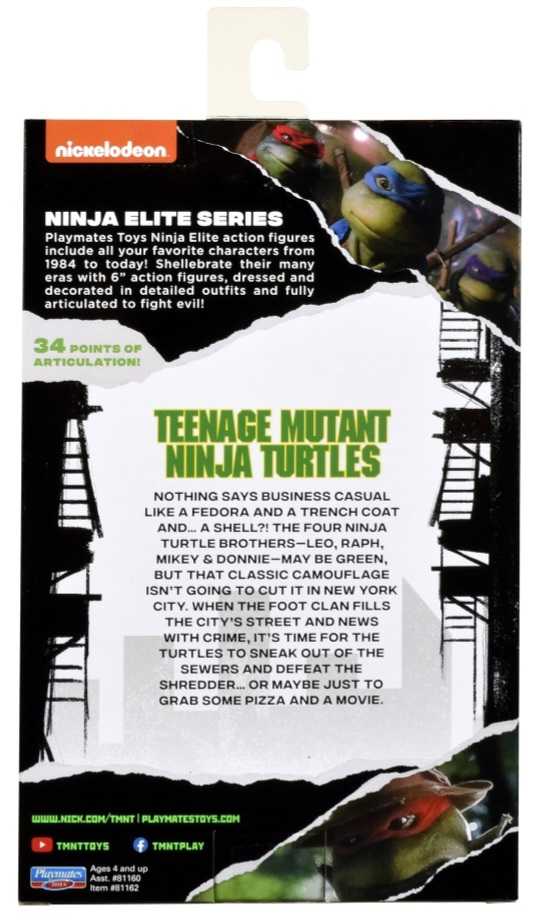 Playmates Teenage Mutant Ninja Turtles Ninja Elite Series: Mikey In Disguise - Playmates (TMNT Ninja Elite Series (1990 Movie)) action figure collectible [Barcode 043377811626] - Main Image 2