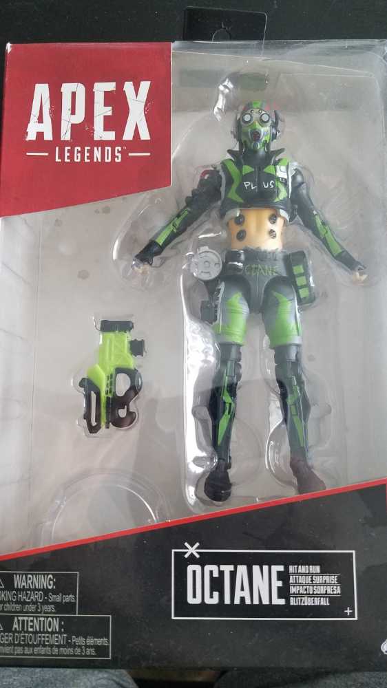 Apex Legends #10 Octane (Hit And Run Skin)  action figure collectible [Barcode 192995412415] - Main Image 2