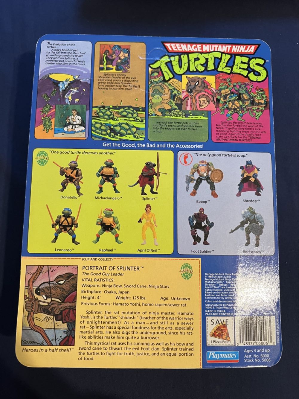 Splinter (moc) - Playmates Toys (Teenage Mutant Ninja Turtles) action figure collectible - Main Image 2