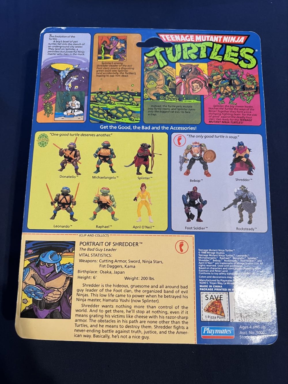 Shredder (moc) - Playmates Toys (Teenage Mutant Ninja Turtles) action figure collectible - Main Image 2