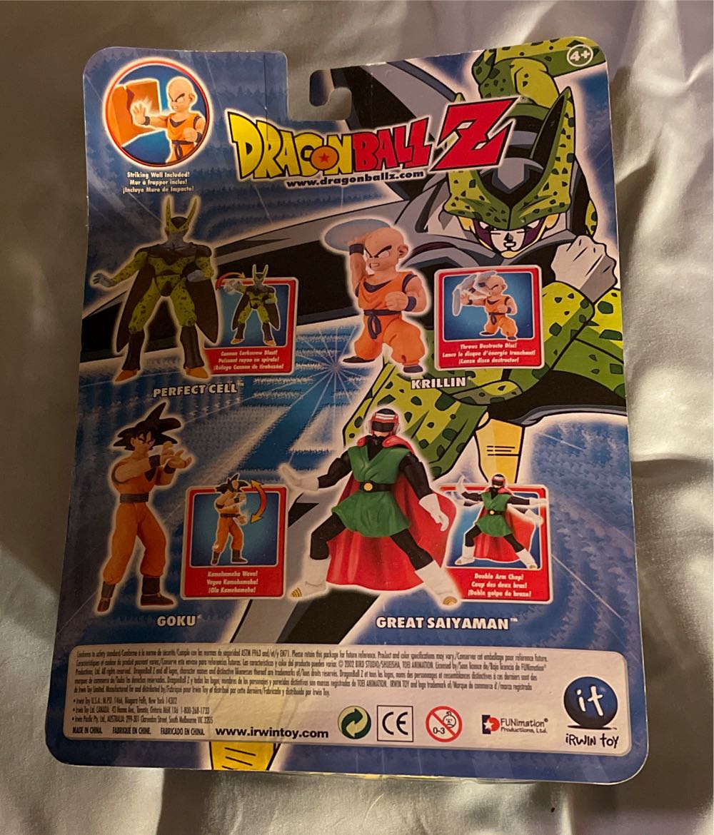 Dragonball Z Striking Z Fighters Goku - Irwin Toy action figure collectible [Barcode 069545453375] - Main Image 2