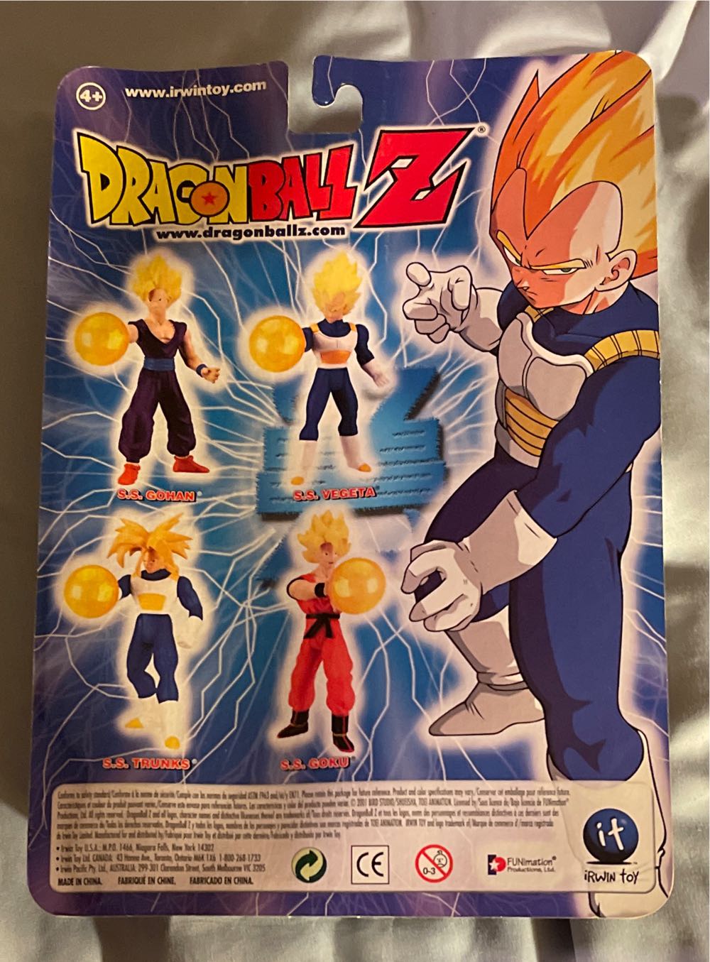 Dragonball Z Energy Blasters S.S. Goku - Irwin Toy action figure collectible [Barcode 069545505814] - Main Image 2
