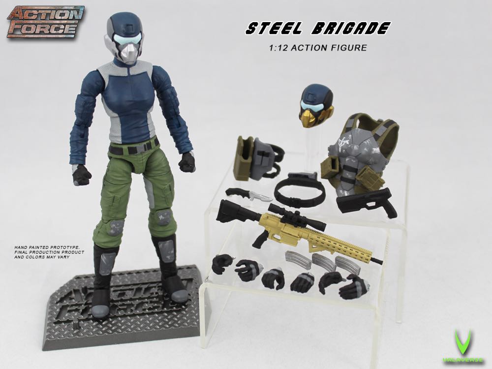 Steel Brigade V2 - Valaverse (Action Force) action figure collectible [Barcode 601968692339] - Main Image 3