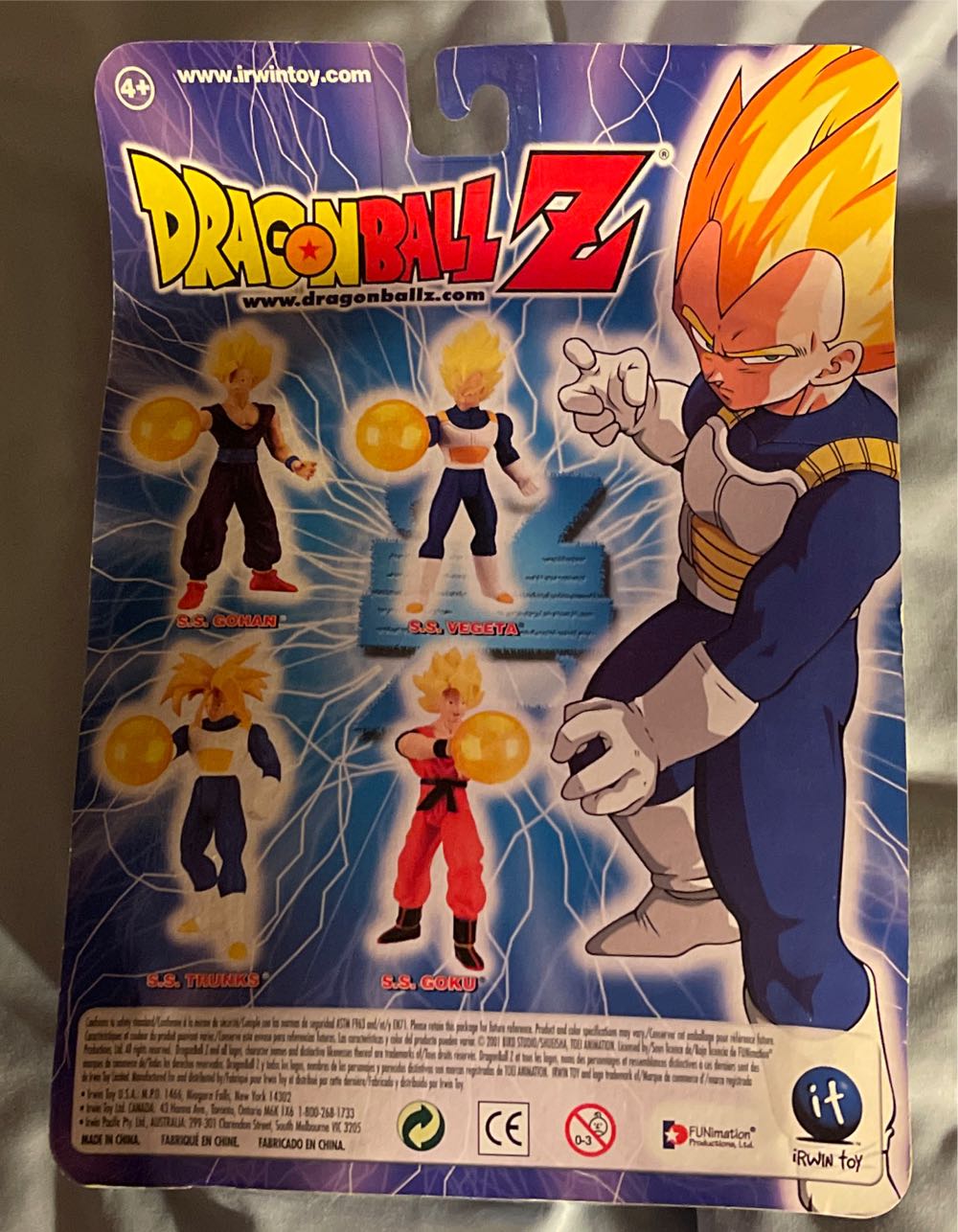 Dragonball Z Energy Blasters S.S. Gohan - Irwin Toy action figure collectible [Barcode 069545505821] - Main Image 2