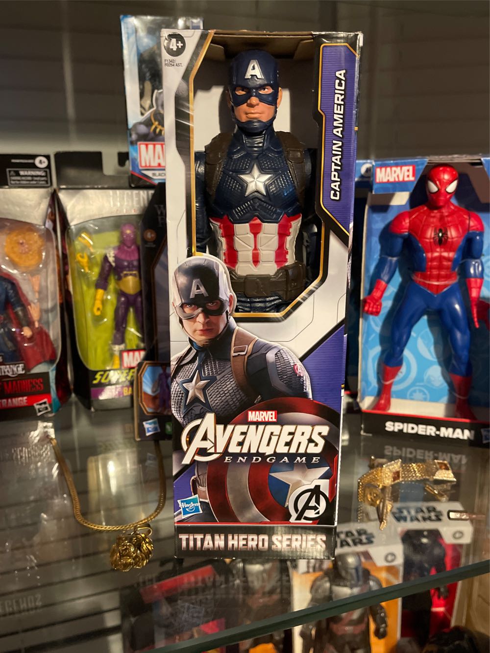 Avengers Marvel Titan Hero Series Collectible 12-inch Captain America Action Figure Toy For Ages 4 And Up - Hasbro - Marvel Legends - Endgame Thanos (Avengers End Game) action figure collectible [Barcode 5010993789344] - Main Image 2