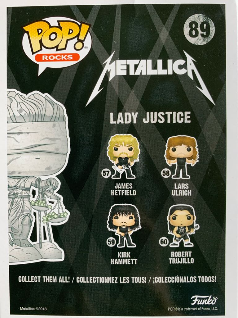 Metallica: Lady Justice - Funko (POP! ROCKS) action figure collectible - Main Image 2