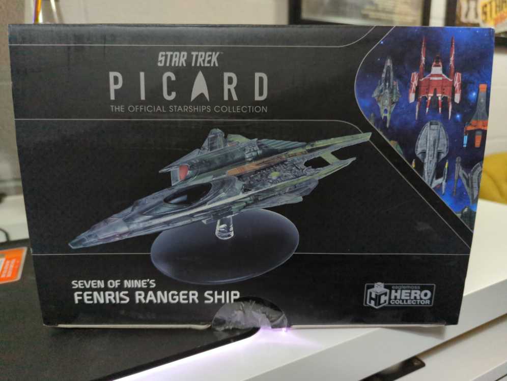 Star Trek Eaglemoss - Star Trek Picard - Seven Of Nine’s Fenris Ranger Ship - Eaglemoss Collections (Star Trek: Picard) action figure collectible [Barcode 5059072046145] - Main Image 2