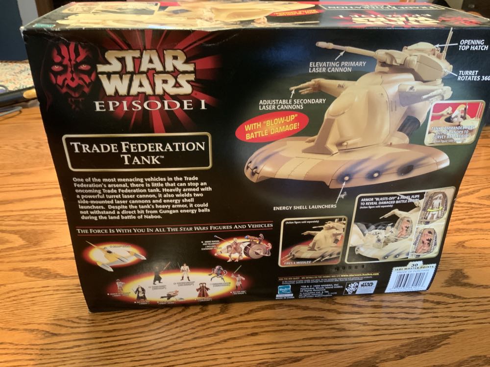 v) Trade Federation Tank  (Star Wars) action figure collectible [Barcode 076930841013] - Main Image 2