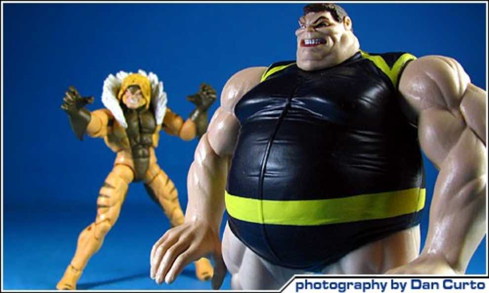 X-Men Origins Wolverine Deluxe BLOB & SABRETOOTH Action Figures   action figure collectible - Main Image 4
