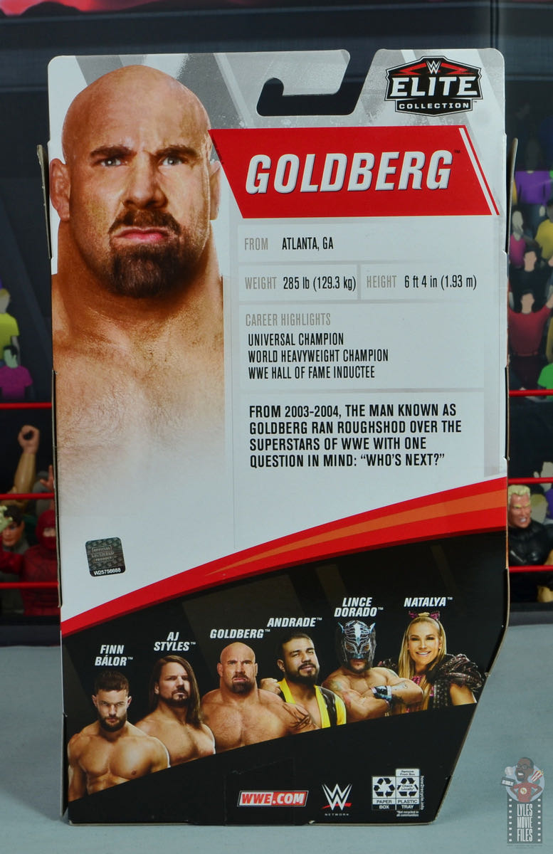 Goldberg - WWE Mattel (WWE Elite Series 74 (2020)) action figure collectible - Main Image 2