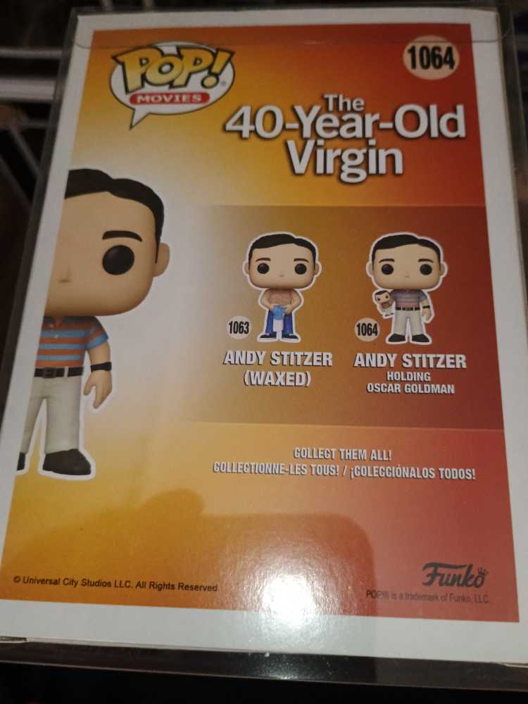 40 Year Old Virgin 1064 Andy Holding Steve Austin - Funko (The 40 Year Old Virgin) action figure collectible [Barcode 889698544696] - Main Image 2