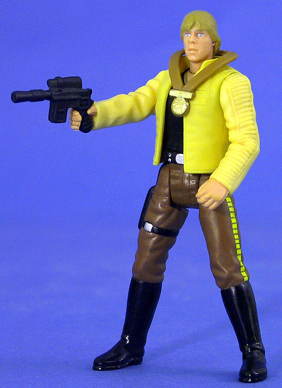 Luke Skywalker in Ceremonial Outfit w/ Blaster Pistol - Kenner / Hasbro (Power of The Force 2) action figure collectible [Barcode 076281696911] - Main Image 3