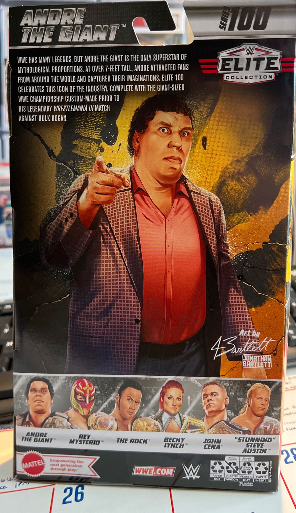 Andre The Giant - Mattel Wwe (WWE) action figure collectible - Main Image 2