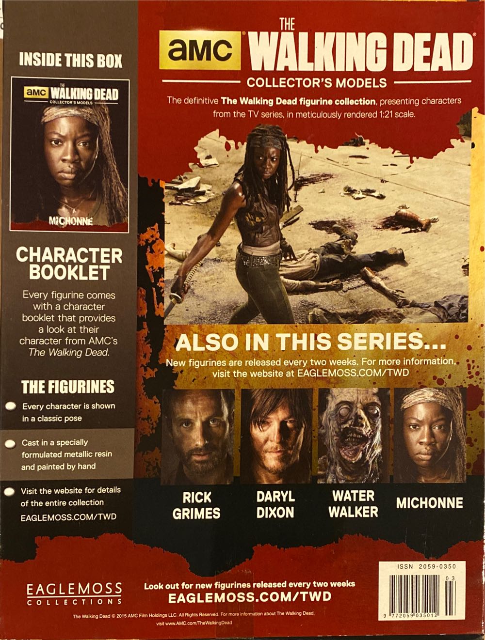 Michonne - Eaglemoss Collections action figure collectible [Barcode 9772059035012] - Main Image 2