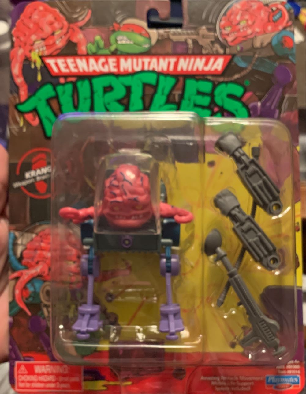 Teenage Mutant Ninja Turtles (2022 Playmates Re-Issue) Krang - Playmates Toys (TMNT Original Classic (Reissue)) action figure collectible [Barcode 043377810148] - Main Image 2