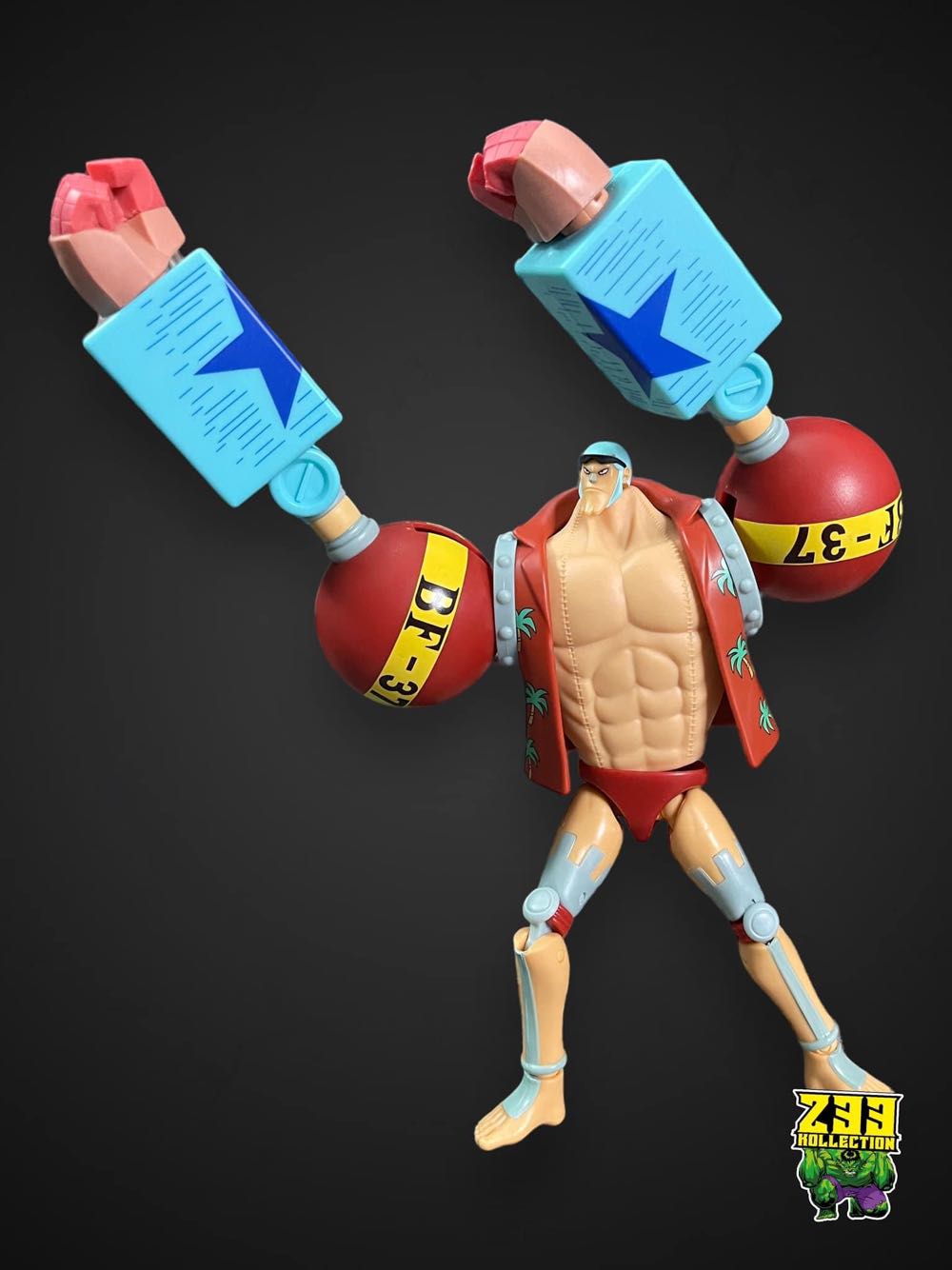 Anime Heroes: One Piece: Frankie - Bandai (One Piece) action figure collectible - Main Image 2