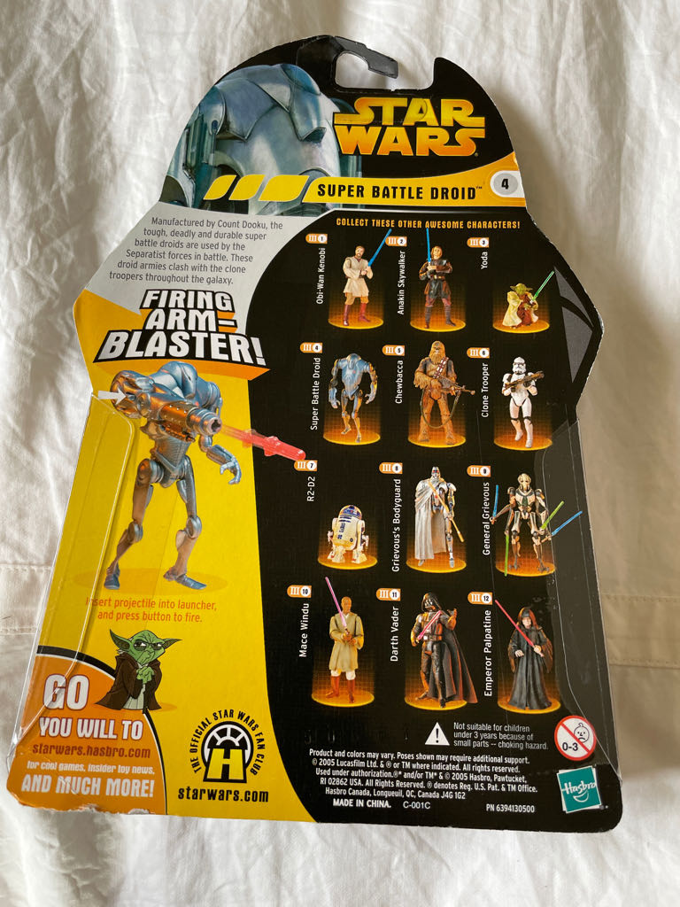 Star Wars Revenge Of The Sith Super Battle Droid - Hasbro action figure collectible - Main Image 2