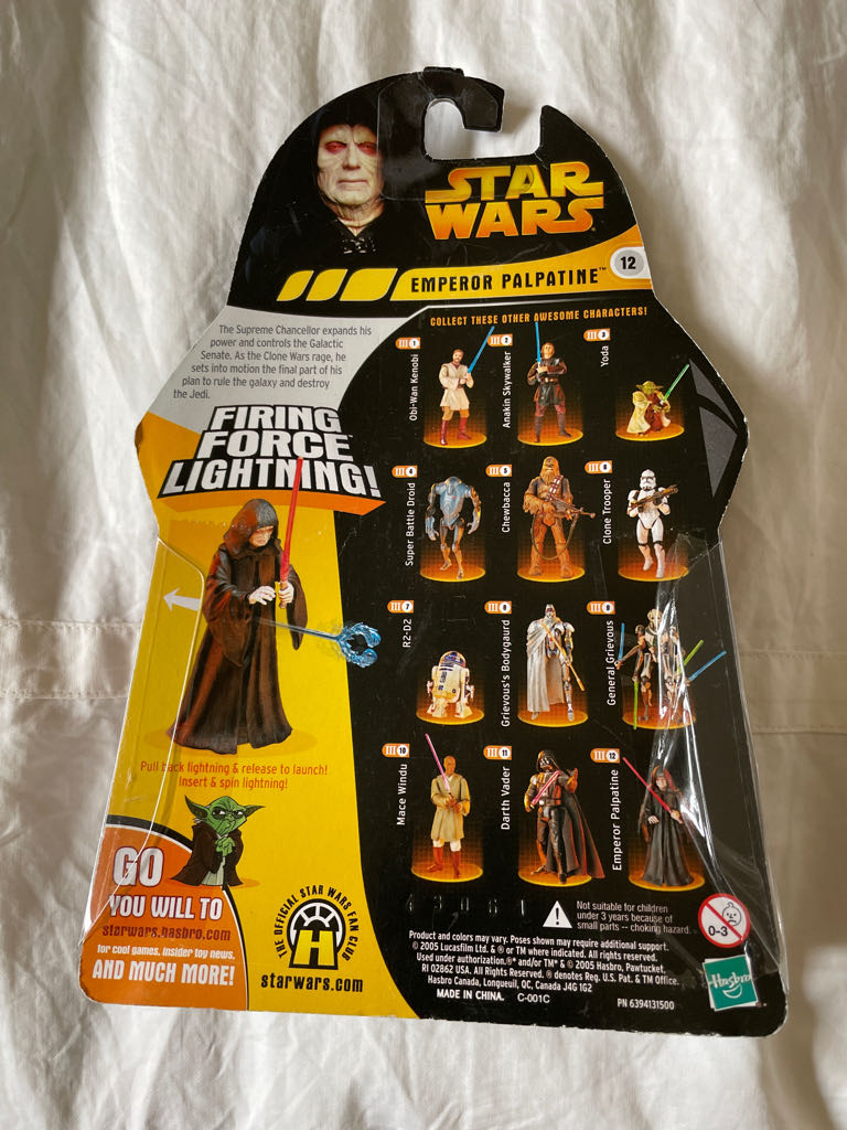 Star Wars Revenge Of The Sith Emperor Palpatine - Hasbro action figure collectible - Main Image 2