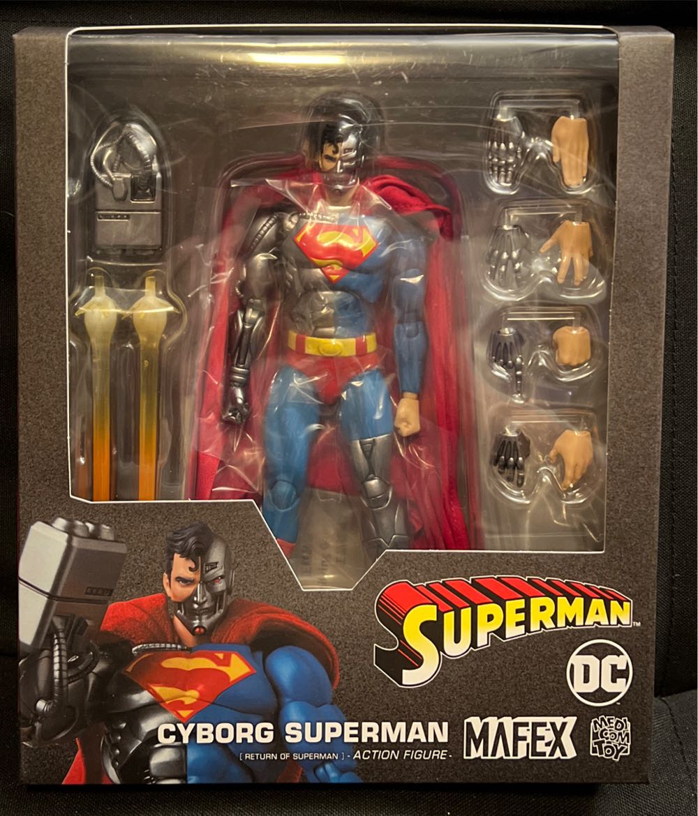 Mafex No. 164 Cyborg Superman - MEDICOM TOY (Superman: The Return of Superman) action figure collectible [Barcode 4530956471648] - Main Image 2