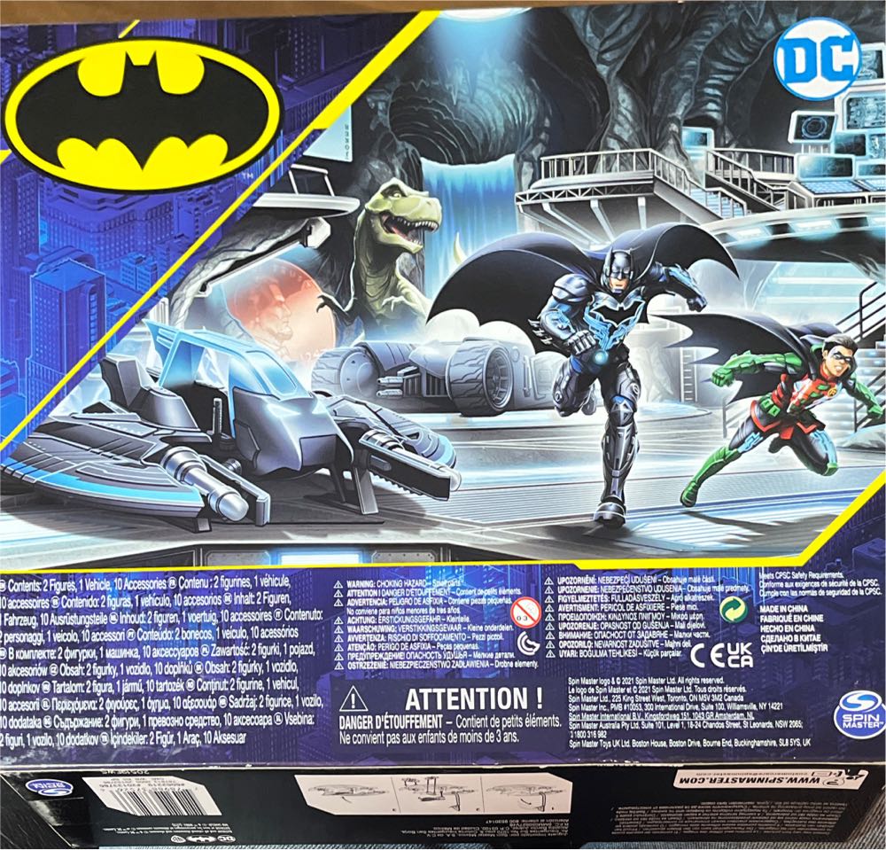 Bat-Tech Flyer (Freeze Vs Batman) - Spin Master (Batman (Spinmaster)) action figure collectible [Barcode 778988375266] - Main Image 3
