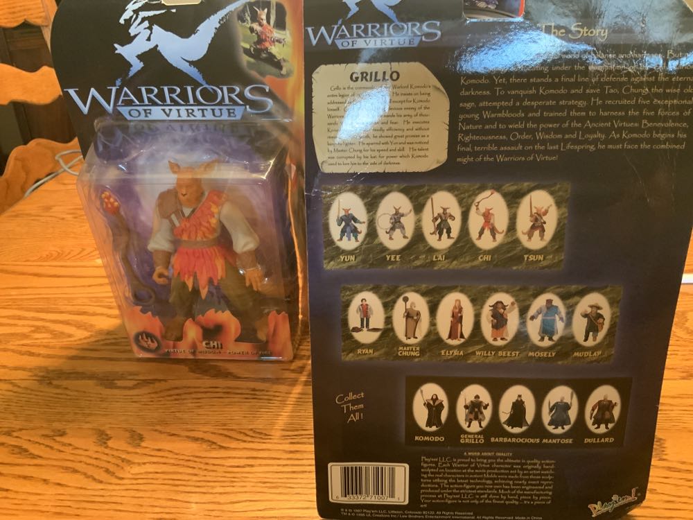 Vz) Warriors Of Virtue Grillo  (Warriors Of Virtue) action figure collectible [Barcode 633372710071] - Main Image 2