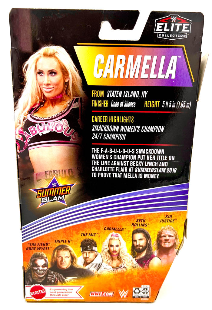 Carmella - Mattel Wwe (WWE Elite Summer Slam 86) action figure collectible [Barcode 887961982350] - Main Image 2