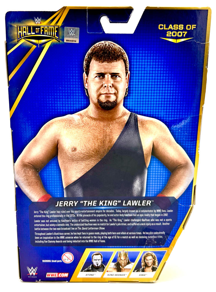 Jerry “The King” Lawler Elite Hall Of Fame - Mattel Wwe (Wwe Elite Hall Of Fame) action figure collectible [Barcode 887961273793] - Main Image 2