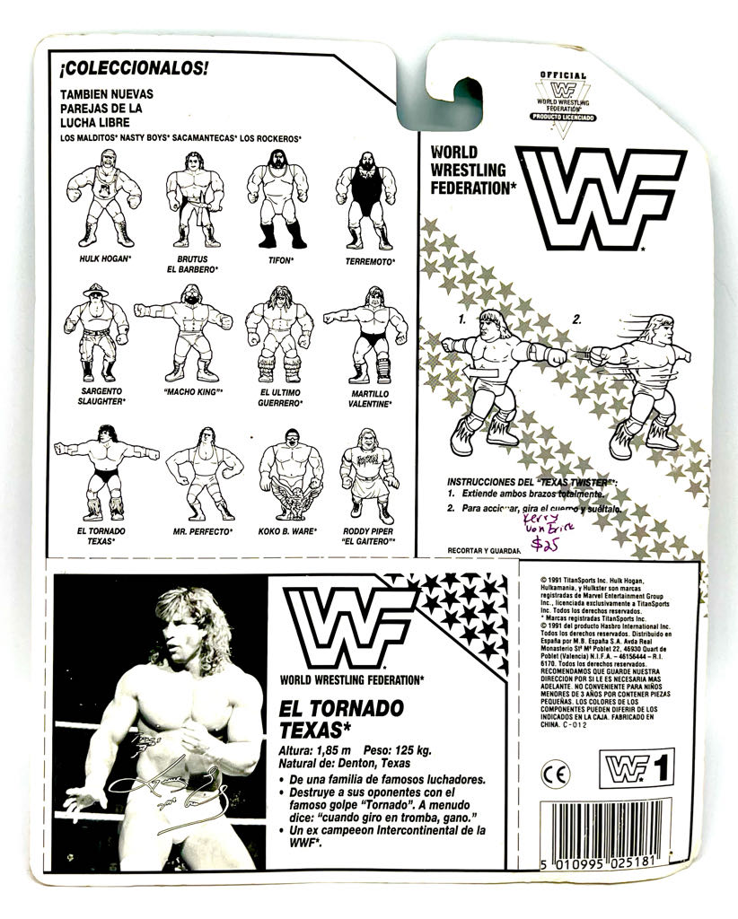 Texas Tornado - Hasbro Toys (WWF Hasbro) action figure collectible [Barcode 5010995025181] - Main Image 2