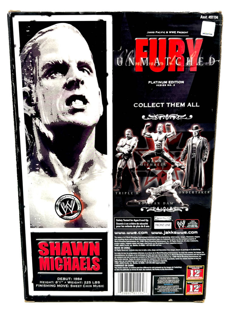 Shawn Michaels - Jakks Pacific, Inc (WWE Fury Unmatched Series 2) action figure collectible - Main Image 2