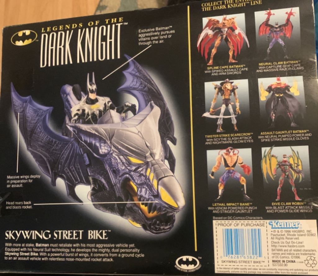 Skywing Street Bike - Kenner (Legends Of The Dark Knight) action figure collectible [Barcode 076281638225] - Main Image 2