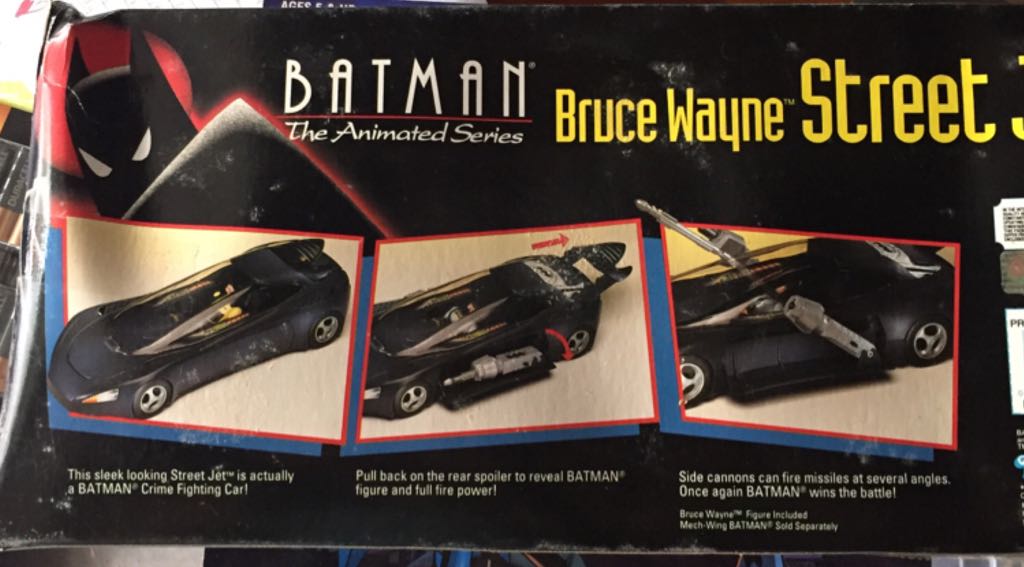 Bruce Wayne Street Jet - Kenner (Batman The Animated Series) action figure collectible [Barcode 076281635514] - Main Image 2