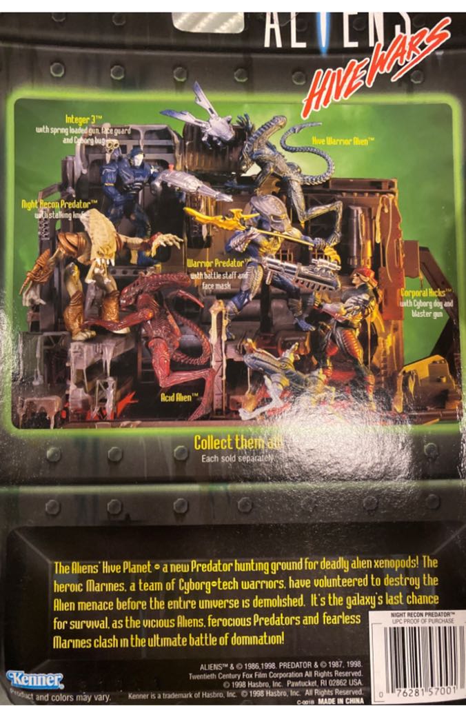 Night Recon Predator - Kenner action figure collectible - Main Image 2