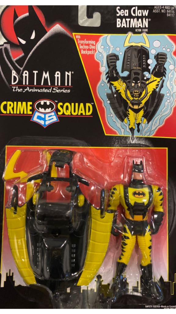 Crime Squad Sea Claw Batman - Kenner action figure collectible [Barcode 076281641171] - Main Image 1