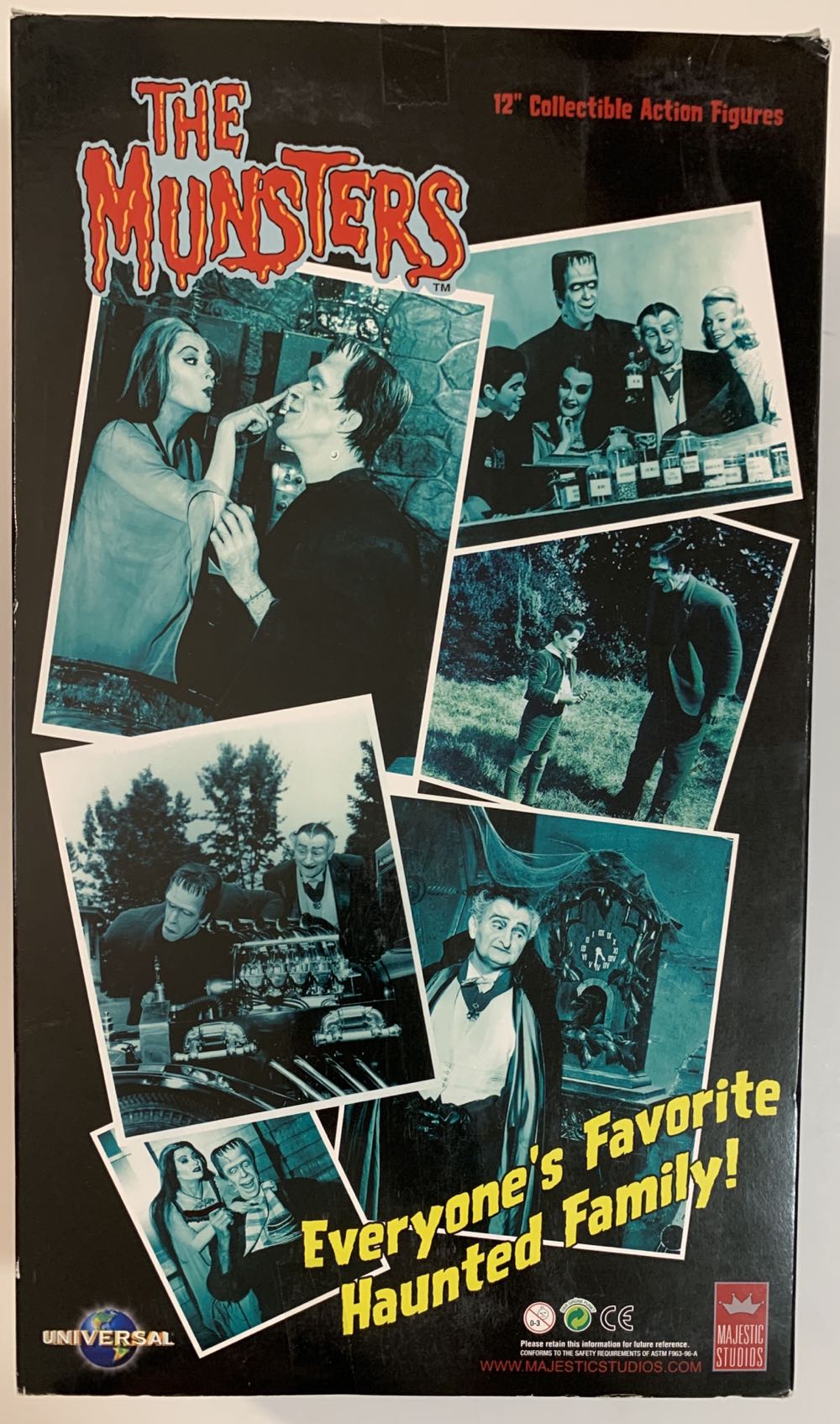 The Munsters Grandpa Munster - Majestic Studios action figure collectible [Barcode 791898662622] - Main Image 3