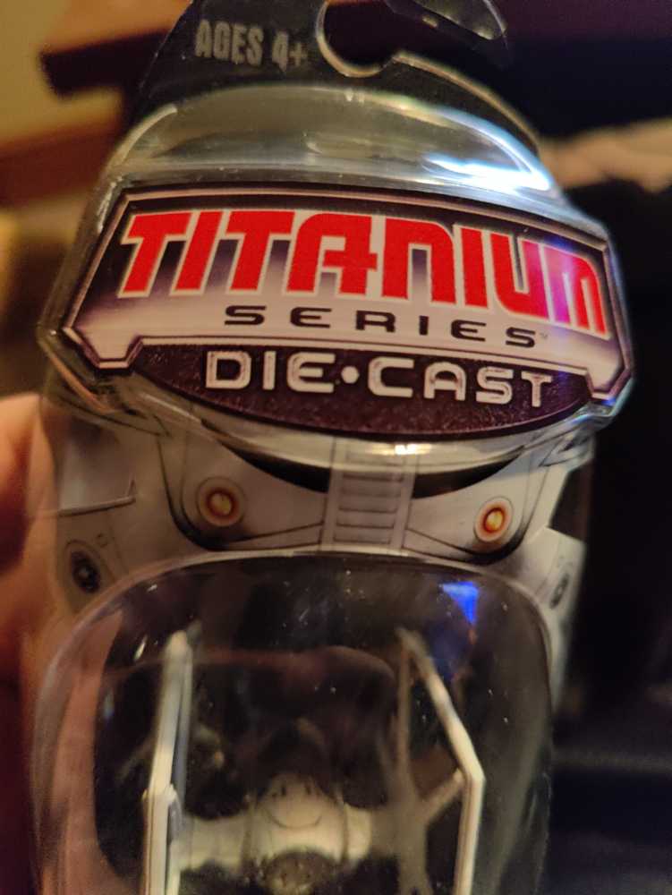 Ship Hasbro Titanium Series Star Wars 3 Inch White Tie Fighter - Hasbro (Starwars) action figure collectible [Barcode 653569120544] - Main Image 3