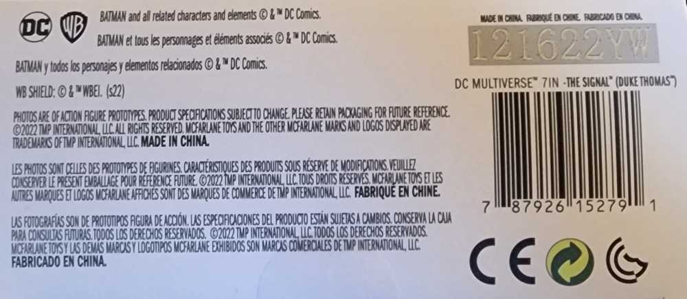 The Signal Duke Thomas - DC - BAT FAMILY (Bat-Family) action figure collectible [Barcode 787926152791] - Main Image 4