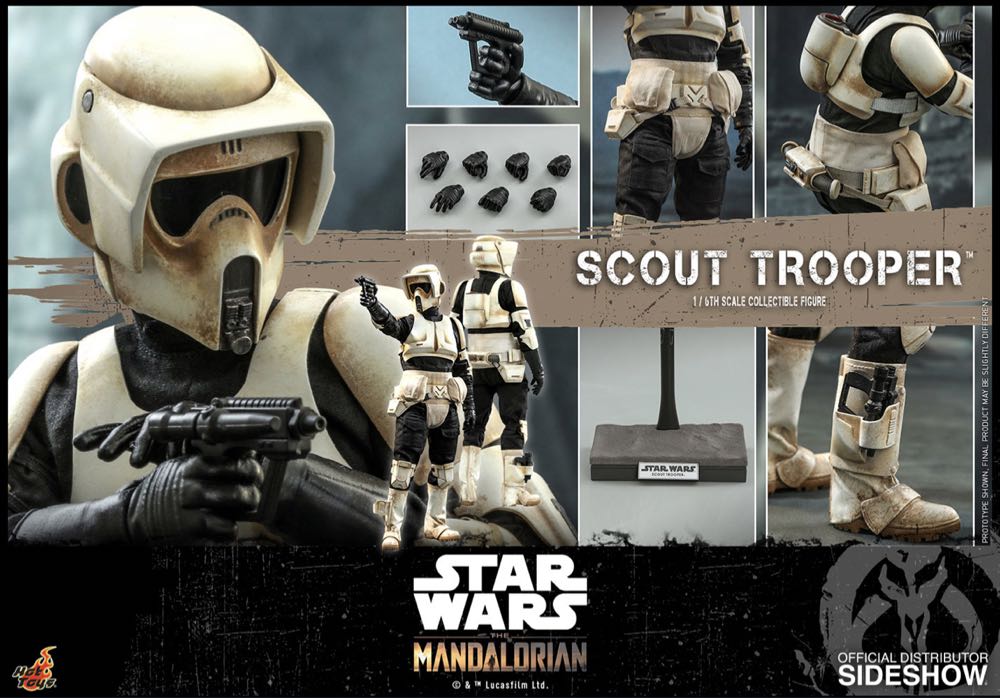 Hot Toys TMS 016 The Mandalorian Scout Trooper - Hot Toys (Scout Trooper) action figure collectible - Main Image 2