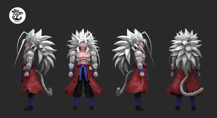 SSJ5 Goku (Xeno) - Kong Studio (Dragon Ball Super Xeno) action figure collectible - Main Image 2