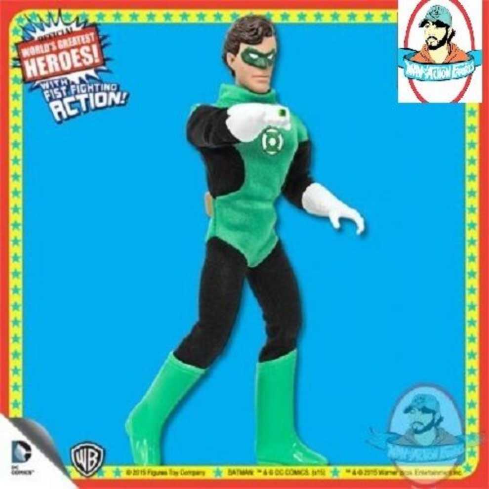 Figures Toy Company Dc Retro Mego Kresge Style Super Powers Green Lantern Action Figure  action figure collectible [Barcode 744881531924] - Main Image 2