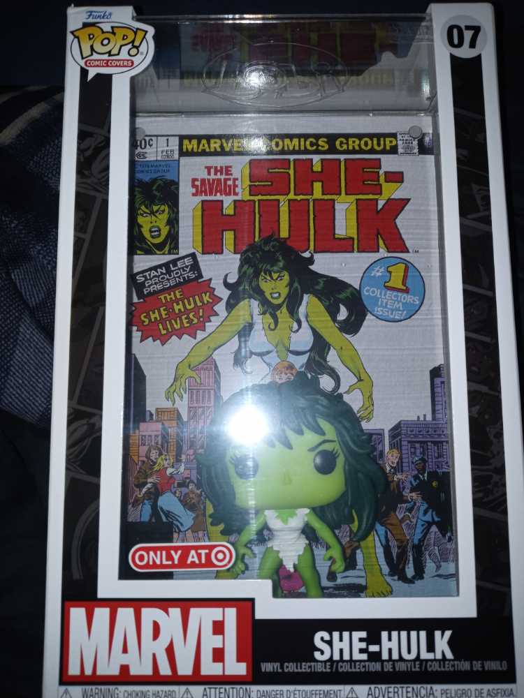 Funko Pop Comic Cover Marvel’s She-hulk #7 - Funko (Comic Covers) (Comic Covers (She-Hulk)) action figure collectible [Barcode 889698624725] - Main Image 1