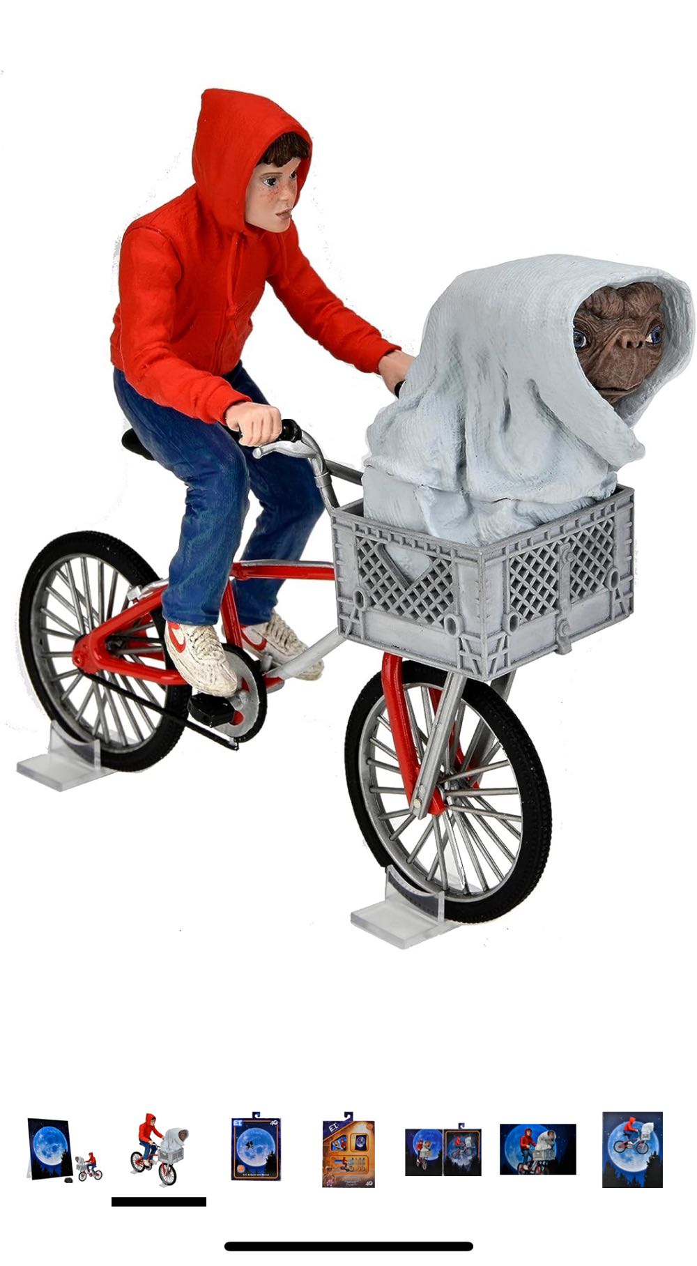 E.T.: E.T. & Elliott with Bicycle - Neca (E.T. The Extra-Terrestrial) action figure collectible [Barcode 634482550656] - Main Image 3