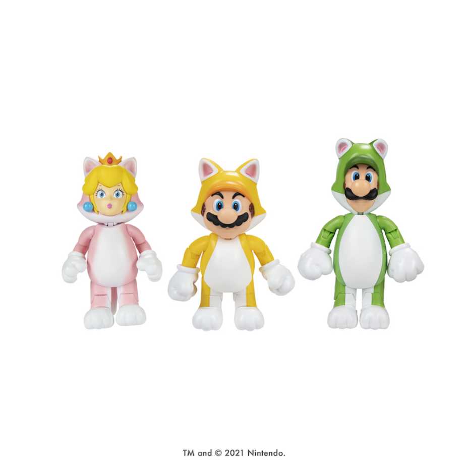 Jakks Super Mario Cat Peach  - Jakks Pacific action figure collectible [Barcode 192995411753] - Main Image 4