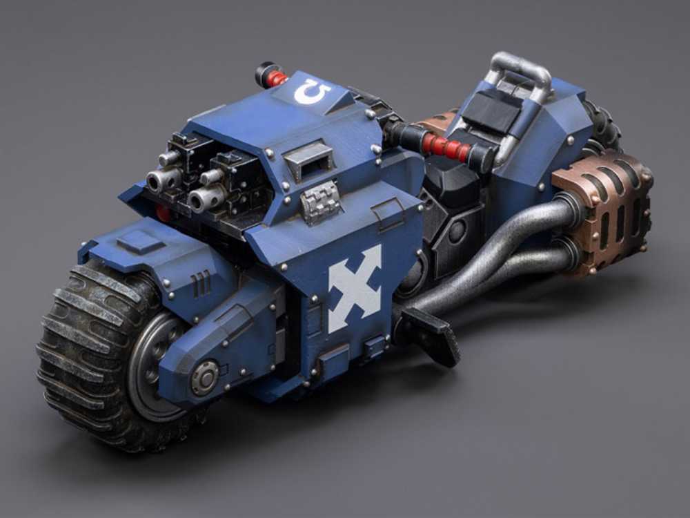 Joy Toy Warhammer 40k Ultramarines Outriders Raider-Pattern Combat Bike  - Joy Toy (Warhammer 40,000) action figure collectible [Barcode 6973130372832] - Main Image 3