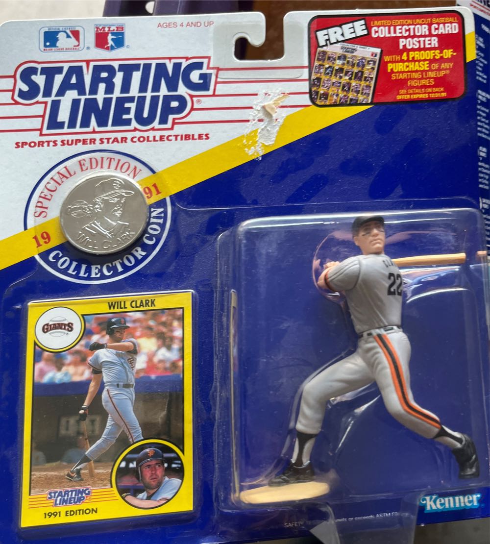 Will Clark 1991  (Sports) action figure collectible [Barcode 076281778600] - Main Image 1
