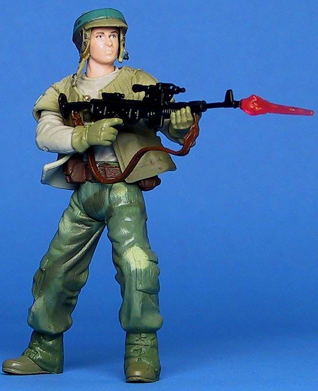 Endor Rebel Soldier (No Beard) - Star Wars (Return Of The Jedi) - Hasbro (Star Wars) action figure collectible [Barcode 076930848029] - Main Image 3