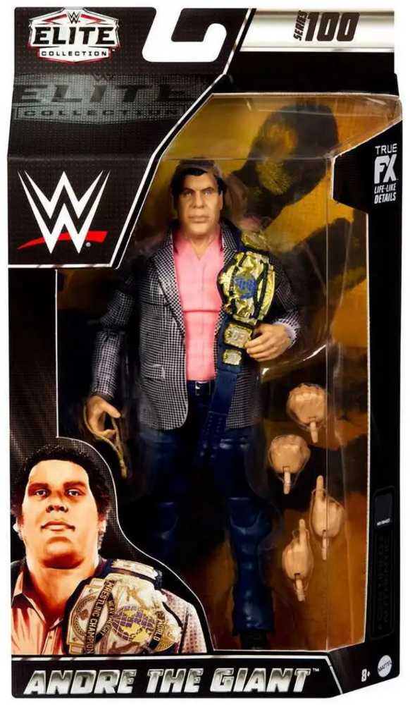 Andre The Giant - Mattel (Elite Series 100) action figure collectible [Barcode 194735105328] - Main Image 4