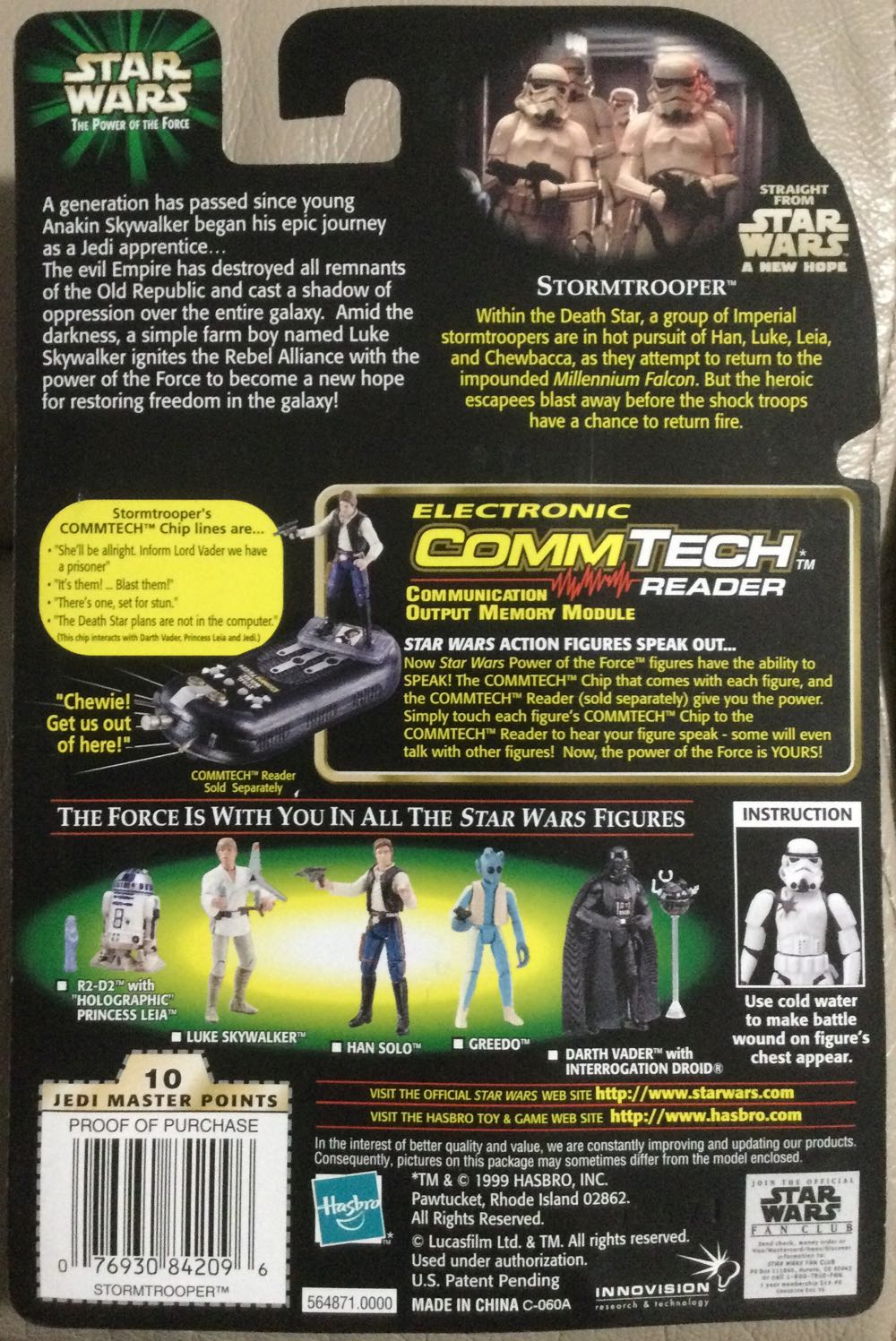 Power Of The Force (CT) - Stormtrooper - Hasbro (A New Hope) action figure collectible - Main Image 2
