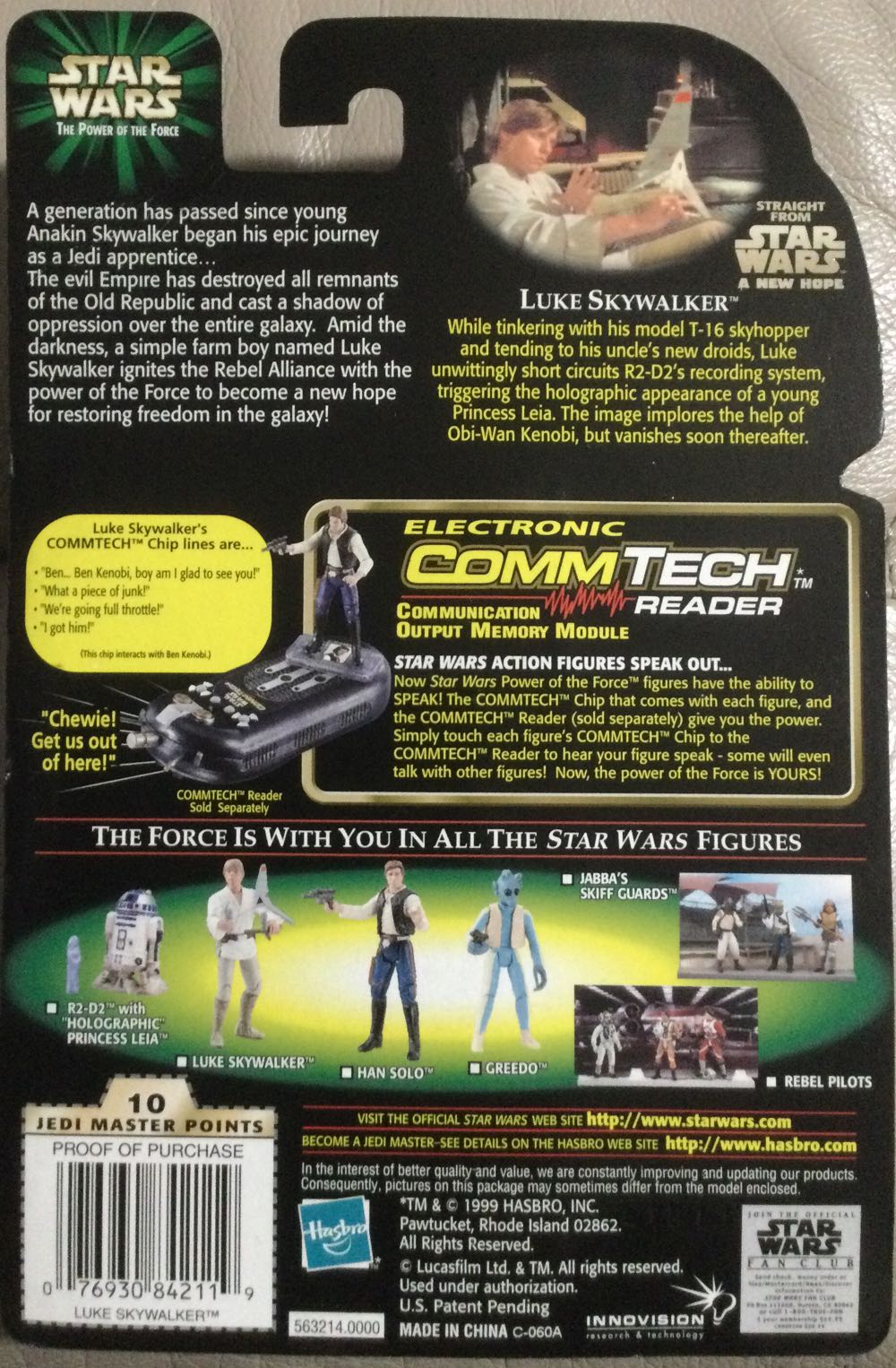 Power Of The Force (CT) - Luke Skywalker - Hasbro (A New Hope) action figure collectible - Main Image 2